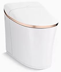 Kohler 77795-0RG EIR banheiro, branco com acabamento em ouro rosa