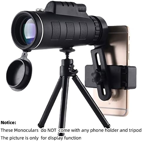 JDMYCYCCQXF 8X42 Telescópio monocular portátil para crianças adultos, FMC Compact Monocular para observação de pássaros da vida selvagem, caminhada, acampamento, cenário ao ar livre, viagens, caça