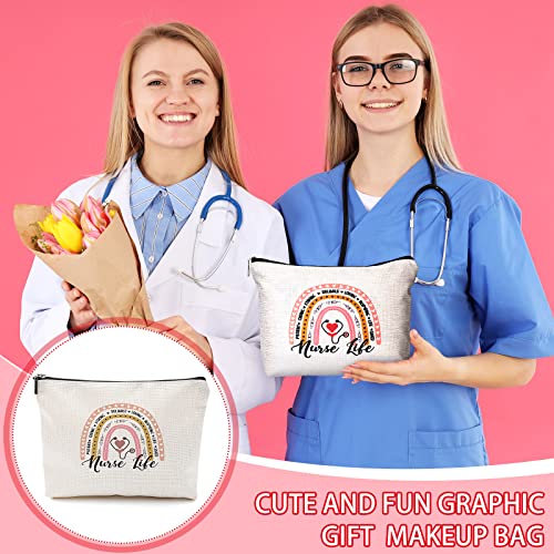 9 peças enfermeiro presentes para mulheres enfermeiras kit de sobrevivência Bolsa de cosméticos para apreciação enfermeira