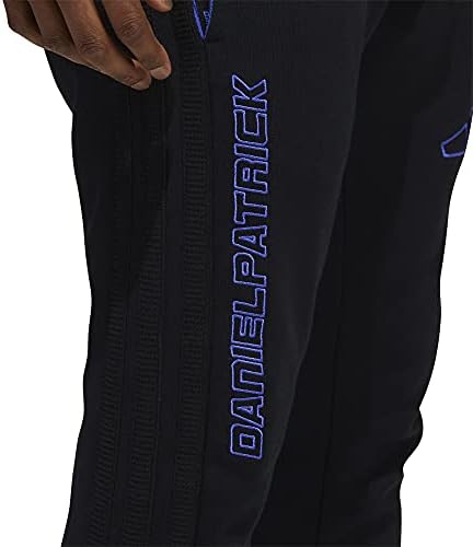 Daniel Patrick Basketball Hoops de adidas, calças de corredor, preto/azul de cobalto