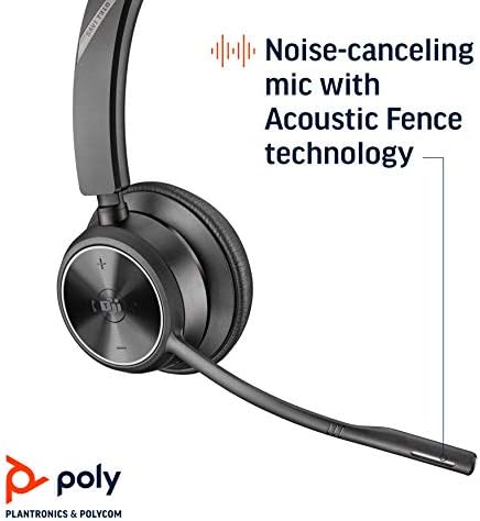 Poly Savi 7310-M Sistema de fone de ouvido sem fio ultra-seguro