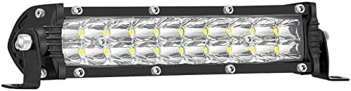 Barra de luz LED fina de 7 polegadas, 10-60V Barra de luz de luz off-road 60W 6000lm Combinamento de inundações Off Driving Light,