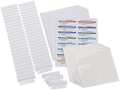 Sistema de rotulagem Smead Viewables®, pacote de reabastecimento, etiquetas de pasta pendurada, jato de tinta e impressoras a