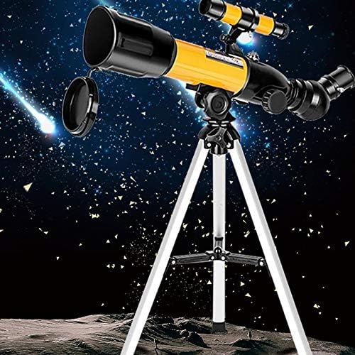 Telescópios refratores de verdes para adultos e crianças para iniciantes de astronomia, telescópio de visão noturna de