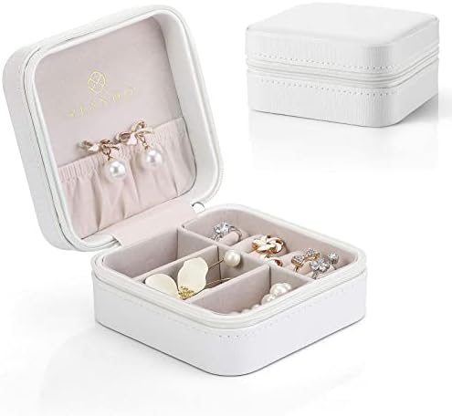 Vlando Princess Style Jewelry Box+Macaron Small Travel Jewelry Box