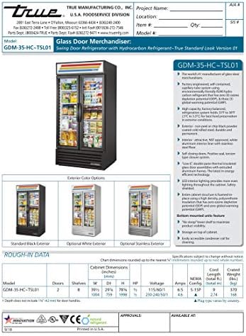 True Manufacturing-GDM-35-HC ~ TSL01-Glass Door Merchandisers