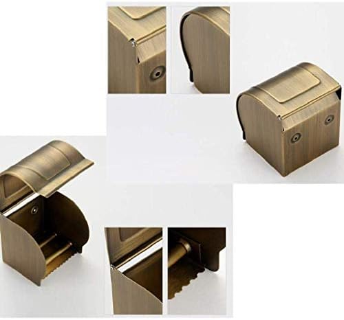 Portadores de papel de papel higiênico de metal scdzs armazenamento de papel com prateleira de armazenamento de telefone celular, perfuração de parede, acabamento dourado escovado de aço inoxidável