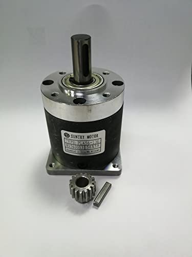 Davitu DC Motor - Razão 168: 1 - 326: 1 Redutor planetário Flange quadrado de 56 mm para 23 diâmetro do eixo do motor