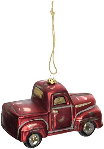 Departamento 56 Giddy Up Red Pick Up Pick Up Holding Ornament