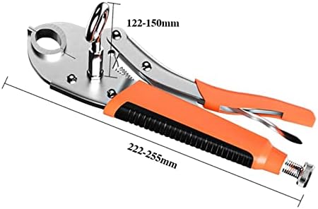 Engenheiro ieaseqz alicate de alicates multifuncionais Piculadores de tubo de chave Remoção de instalação de tubos de aço Ferramentas especiais para aquecimento do piso REPARAÇÕES AJUSTÁVEL As mandíbulas ajustáveis