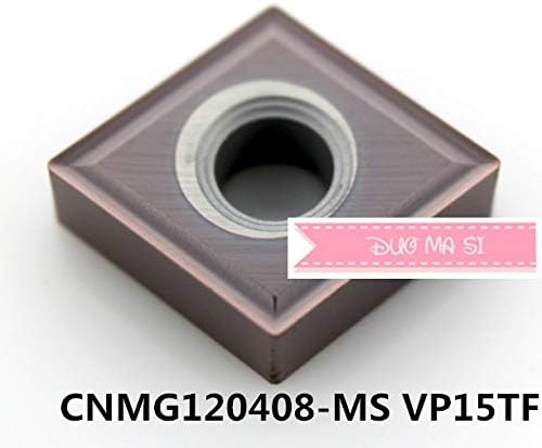 FINCOS CNMG120404-MS VP15TF/CNMG120408-MS VP15TF, CNMG original 120404 ms/120408 Inserir carboneto para girar o suporte da ferramenta-: 08)