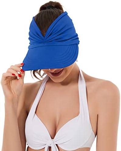 Chapéus de sol do sol para mulheres de proteção UV larga solar chapéus viseiras para mulheres chapéus de praia de verão