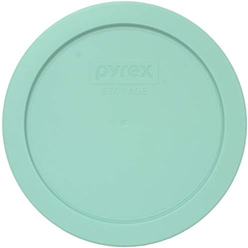 Pyrex 7201-PC vidro marinho azul/verde redonda de plástico de armazenamento de alimentos tampa de substituição, feita nos EUA