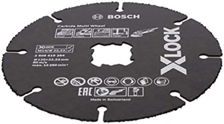 Bosch Professional 2608619284 Disco de corte para madeira e plásticos X-bloqueio, diâmetro 125 mm, diâmetro de furo 22,23 mm, espessura