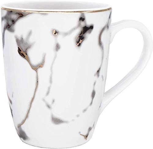 Caneca de caneca de caneca de caneca de café em marmoreado cerâmica caneca de leite com alça