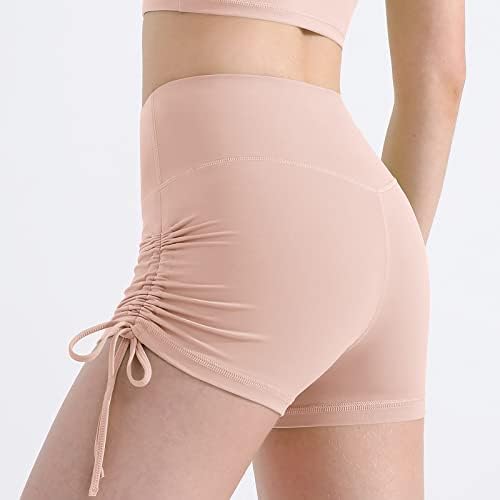 Buttlet Shorts para mulheres shorts de bicicleta de cintura alta