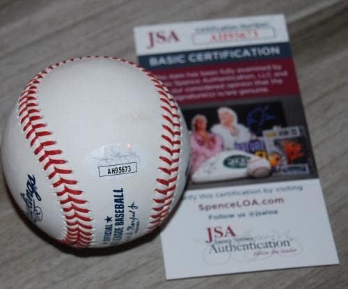 Andy Pages assinou o prospecto OML Baseball JSA COA AH95673 - Bolalls autografados