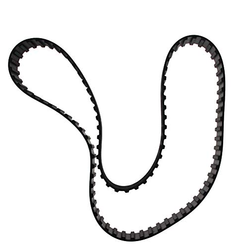 Cinturão de tempo do lixo preto Cinturão industrial de borracha de borracha Polia síncrona de loop fechado, largura de 25 mm, pitch de 9,5 mm, 95 dentes