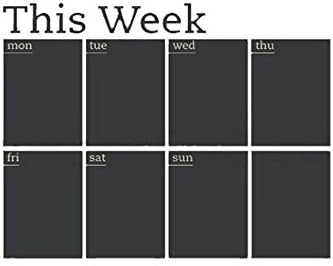 Calendário Blackboard Memorando Plano Adesivo Semana 45 * 58cm Vinil Roteiro da parede Decoração de casa Palavras para parede