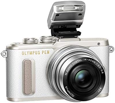 Olympus Pen E-PL8 14-42mm Kit de lente EZ [White] [Versão Internacional, sem garantia]