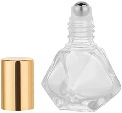 Garrafa de rolos de vidro mmllzel para óleos essenciais garrafas de roller bola de aromaterapia em contêiner de perfume