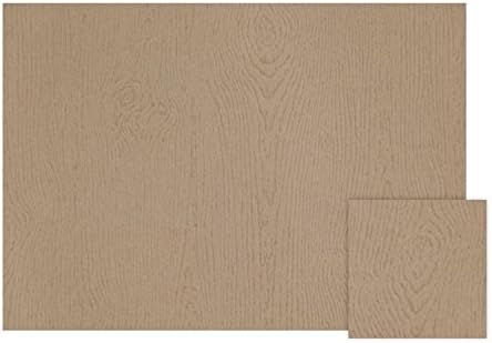 A2 Cartão plano - bétula branca de grãos de madeira