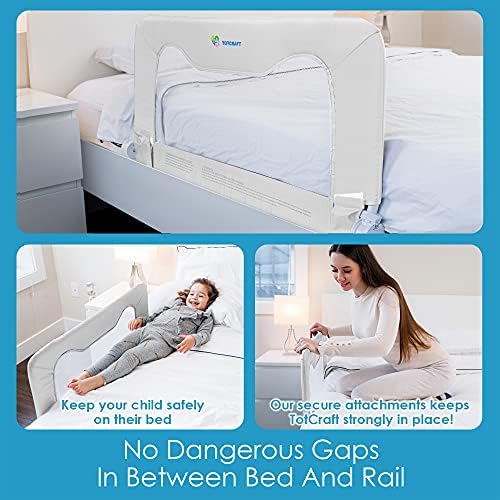 ToTcraft Costa Cama Rails Guarda - Universal Baby & Children Bed Rail para Box Primavera e ripas - Rails para crianças