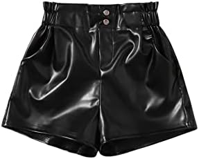 Sweatyrocks Girl's Faux Short Shorts Casual Cintura Colo