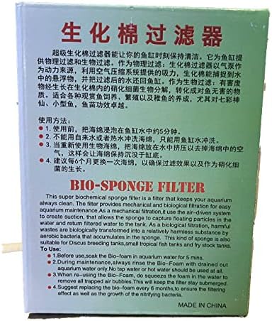 Xinyou Super Aquarium Bio Filtration Sponge Filtro para tanques de peixes)
