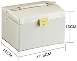 Bolsa de Walnuta Casa de armazenamento conveniente caixa de armazenamento pendente Brincos de jóias Multi-camada com armazenamento de caixa de trava com armazenamento