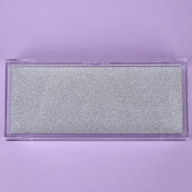 Caixa de acrílico Caixa de 14-18 mm Eyleshes embalagem 10-50 PCs Plástico Cílito de cílios vazios, lascas, 50 PCs