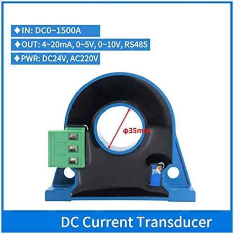 Transdutor de corrente do transmissor de corrente, sensor DC 800A DC12V FECHADO DO CORRETO DE CORRENTE DO CORREGO DE 4-20MA DC DC DC