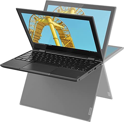 Lenovo Laptop de tela sensível ao toque de 11,6 polegadas, processador Intel Quad-Core, HD Graphics, 11.6 'LED Display, 4 GB de