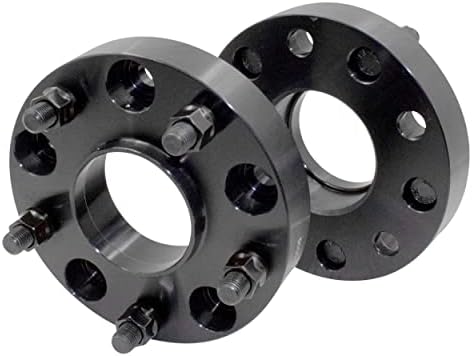 Acessórios de roda Partes 2 peças 1,25 Adaptadores de espaçadores de roda 5 em 5,50 77,8 mm Centric 9/16 Lugs 6x5.50 77,8mm