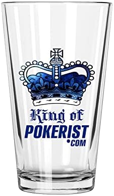 Presente de pôquer | Rei de Pinqueista Pintal Pint & Beer Beer Drinking Glass