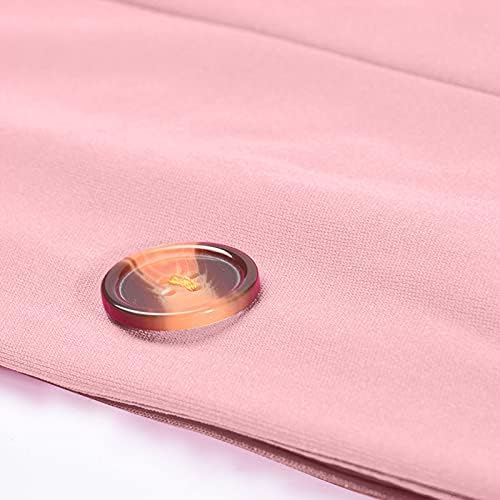 Blusias da primavera feminina Bolsos sólidos de bolsos dianteiros Cardigã Tops de túnis de túnica de túnica de túnica de blusa de manga longa de manga comprida