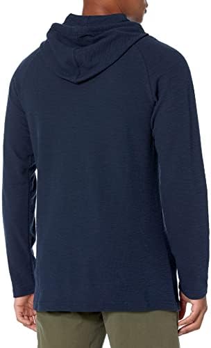 Essentials Men-Myheve Slub Slub Pullover Térmico Capuz