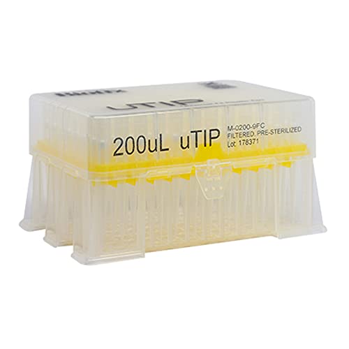 Biotix M-0200-9SC UTIP Dicas de pipeta não filtrada, ajuste universal, baixa retenção, x-resin, pré-esteril