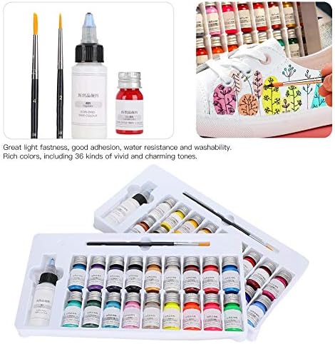 Tie Dye Diy Kit Pigmento Mão tinta corante para colorir 36 Cores Fibra de fibra de fibra têxtil Pigmento de pano