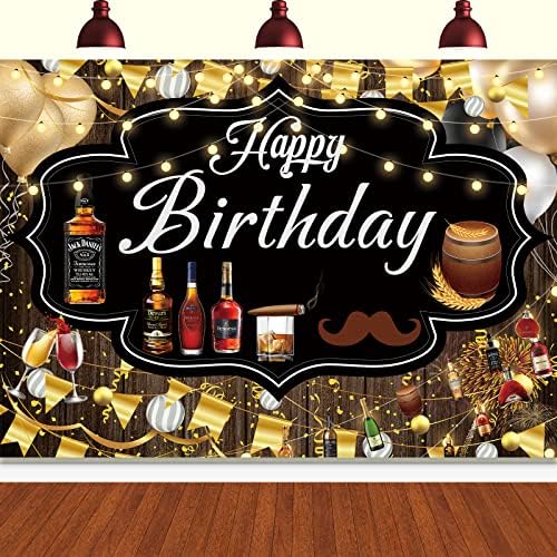 Cenário de uísque, 7x5ft whisky background whisky banner whisky feste de festa de uísque decorações de festa de aniversário para homens