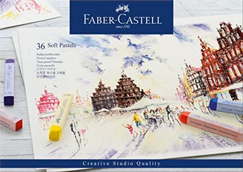 Faber-Castell Soft seco pastel giz longo longfaber 36 cores