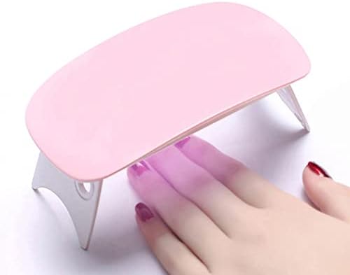 Mini luz UV para unhas de gel de dedo único e um secador de unhas USB de mãos