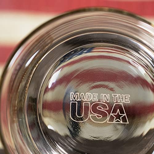 Dems para os EUA com licença, estou falando | Glass de uísque de uísque 11 oz. | ROVA VEITOS DE UNSO A VEITO VELHO | Glass clássicas de rochas lowball | Presente engraçado Glassware | Fabricado nos EUA