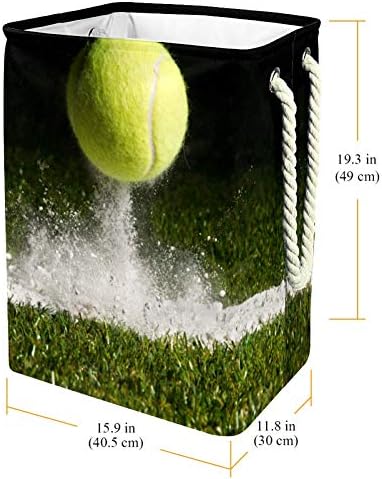 Ponto de fósforo de inomer com uma bola de tênis atingindo a linha 300d Oxford PVC Roupas à prova d'água cesto de roupa grande para