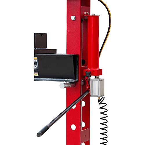 Strongway 50 toneladas Pneumatic Shop Press com medidor e guincho