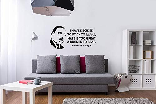Decidi citação inspiradora política de adesivos de parede dizendo decalque de vinil vida motivacional ativista política decorações de arte para sala de estar em casa idéias de decoração de amor mlk2