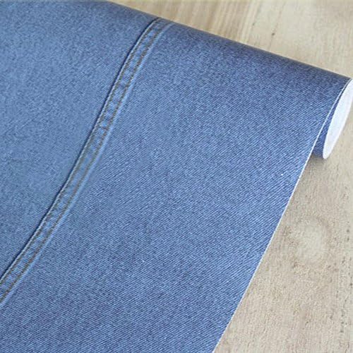 Yifly Easy Instalar o padrão de jeans azul da prateleira de prateleira de prateleira de PVC da cabine de cozinha PVC