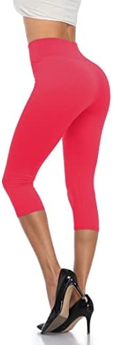 Annisher Capri Leggings para mulheres, calças de ioga com cintura alta