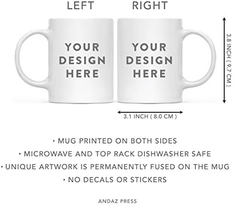 ANAZ Pressione o presidente engraçado Donald Trump 11oz. Presente de caneca de café, terrível proprietário, 1 pacote, cerâmica aniversário