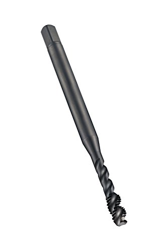 Dormer Ex016H em pó de metal em pó Tap de flauta em espiral, acabamento de óxido preto, redondo com haste de extremidade